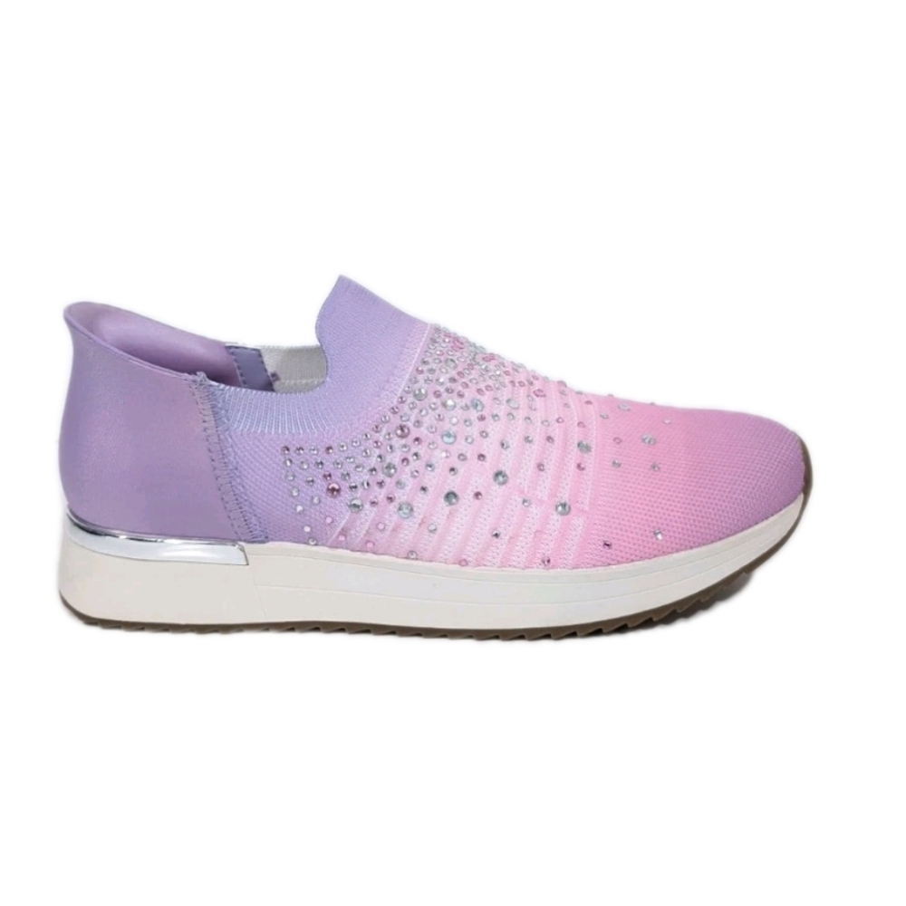Kenneth Cole Reaction Cameron Jewel EZ-ON Sneakers 9 Wide Women Slip on Shoes